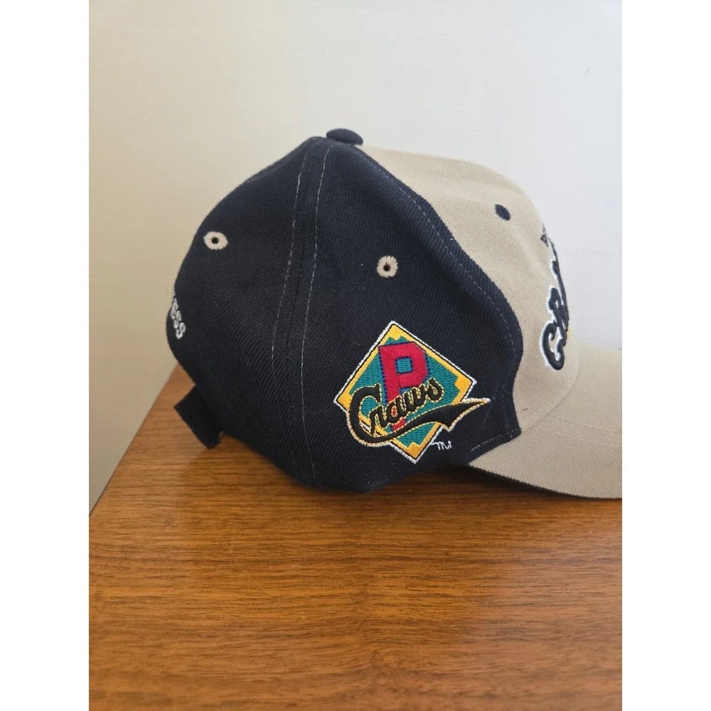 Vintage Pittsburgh Crawfords Negro League Hat BB Headwear Black Tan NLBM Cap